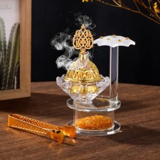 Umbrella Design Crystal Incense Burner