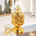 Luxury Metal Incense Burner with Handle
