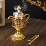 Metal Teapot-Style Bakhoor Burner