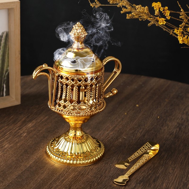 Metal Teapot-Style Bakhoor Burner Metal Teapot-Style Bakhoor Burner