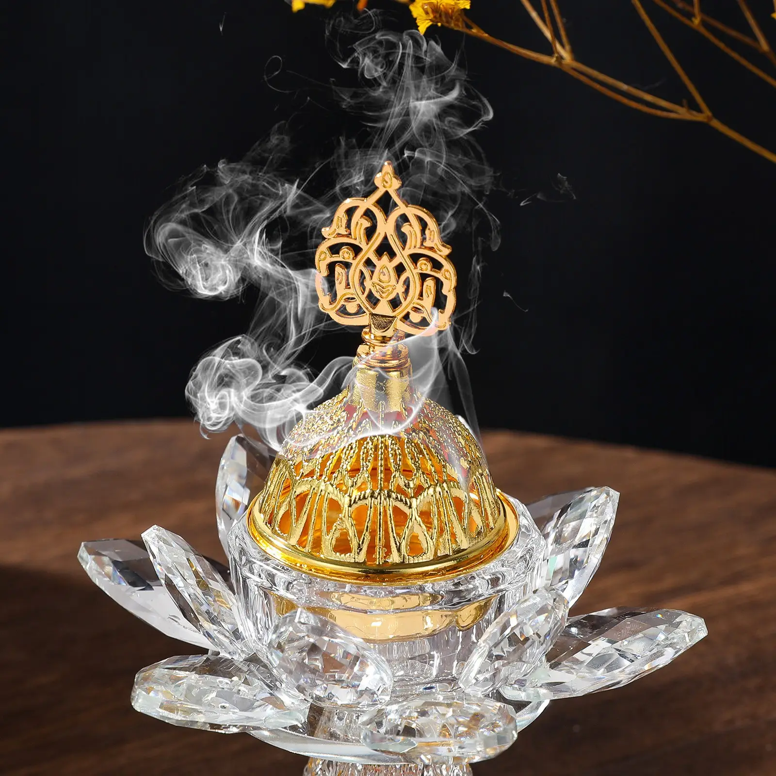 Crystal-Lotus-Incense-Burner-with-Golden-Lid-Tongs-2.webp