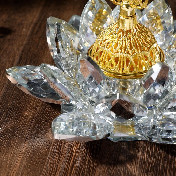 Glass Lotus Bakhoor Holder (3)