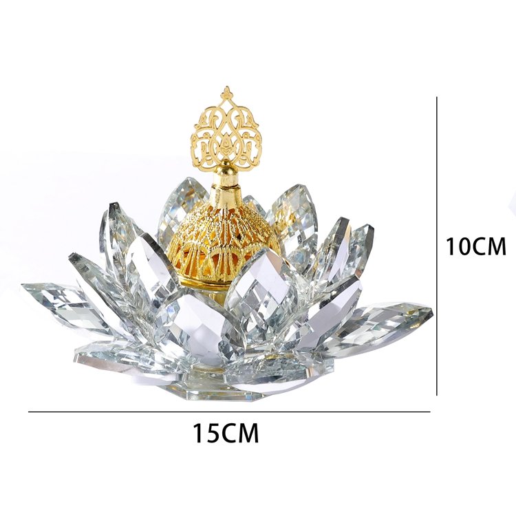 Glass Lotus Bakhoor Holder (4)