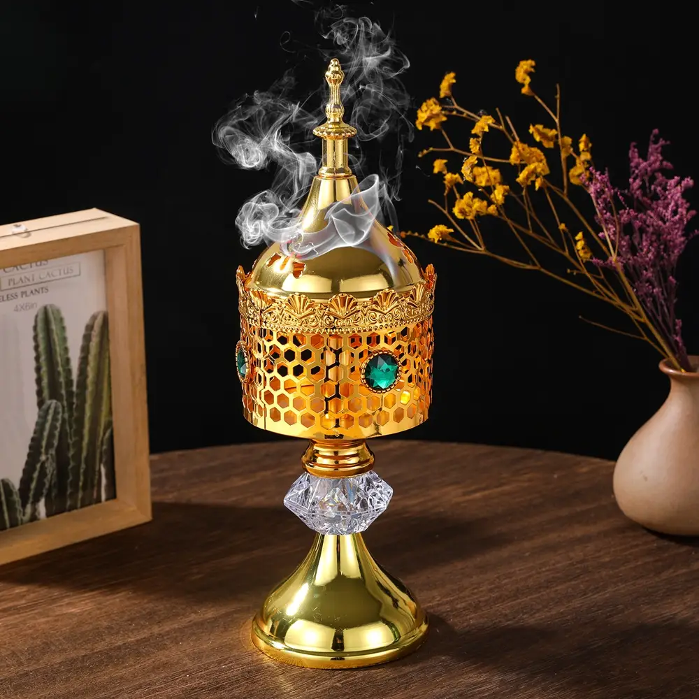 Golden-Metal-Incense-Burner-with-Gemstone-4.webp