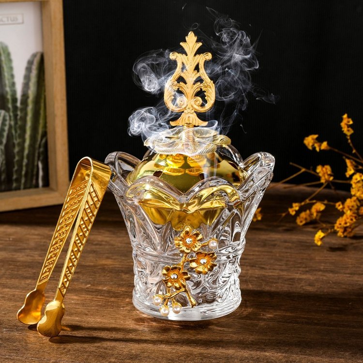Crystal Glass Incense Burner Crystal Glass Incense Burner